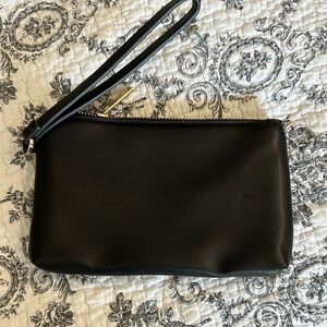 Black Clutch from Target with Rose Gold Hardware